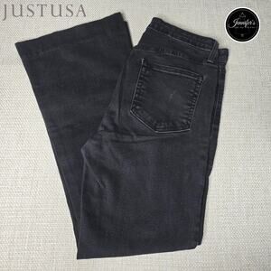 JUST USA Women's Black Flare Jeans Size 29